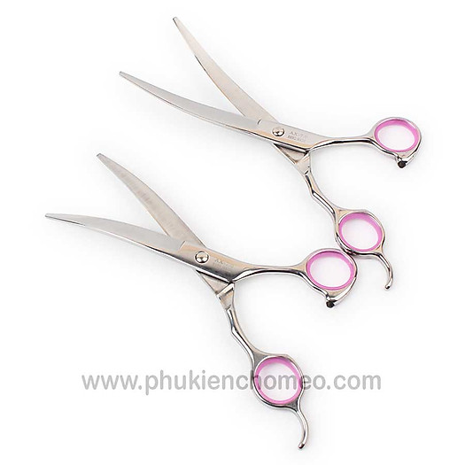 Kéo cong cắt tỉa lông cho chó mèo