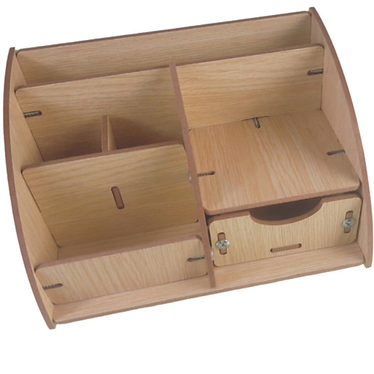 Kệ văn phòng phẩm, hộp cắm bút để bàn kệ đựng bút nhiều ngăn - MO12