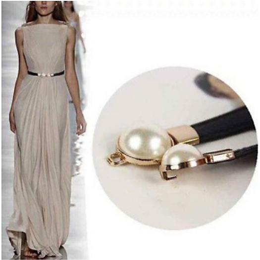 Dây lưng thắt eo màu đen - phụ kiện cho bạn gái