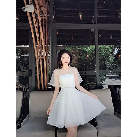 ĐẦM NỮ PHỐI LƯỚI DỰ TIỆC TIỂU THƯ DỄ THƯƠNG