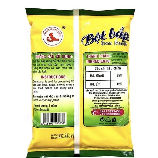 Bột bắp 150GR-400GR
