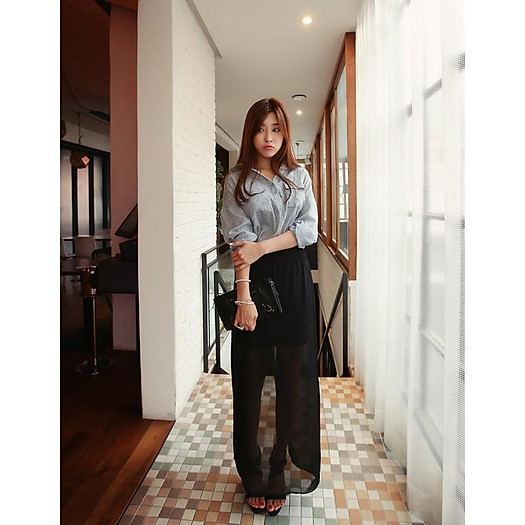 VÁY VOAN 2 LỚP XẺ TÀ