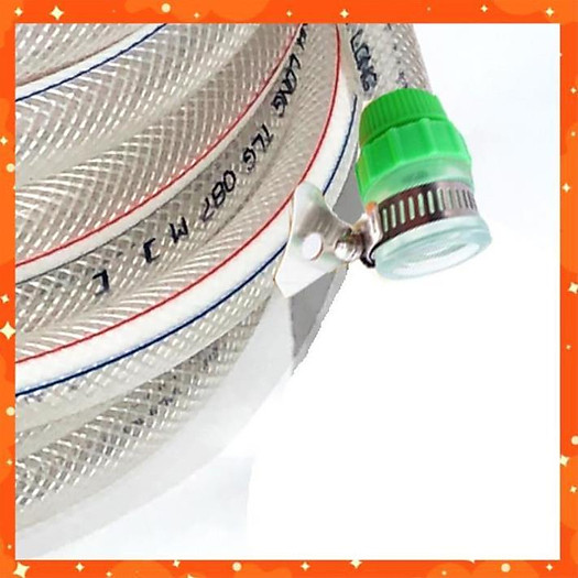 Bộ dây vòi xịt nước rửa xe, tưới cây . tăng áp 3 lần, loại 3m, 5m 206236Dđầu đồng, đai