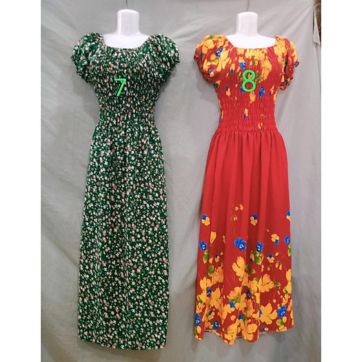 Maxi dự tiệc trễ vai 45-68 kg