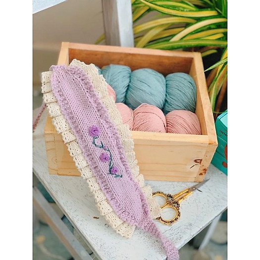 Băng đô bằng len handmade cho bé