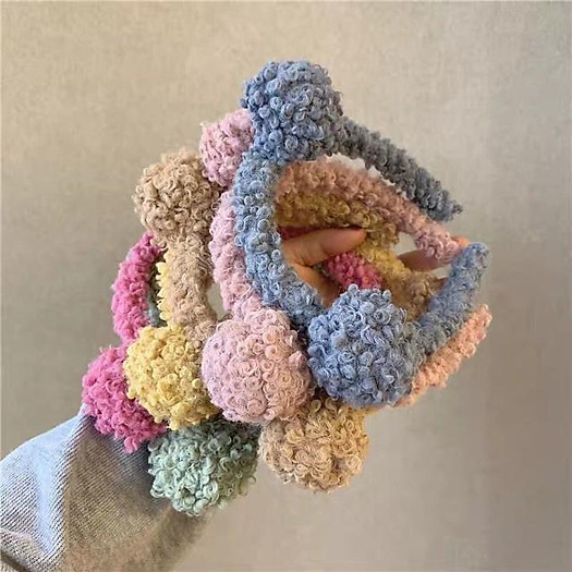 Bờm Cài Tóc Hình Tai Gấu Siêu Dễ Thương