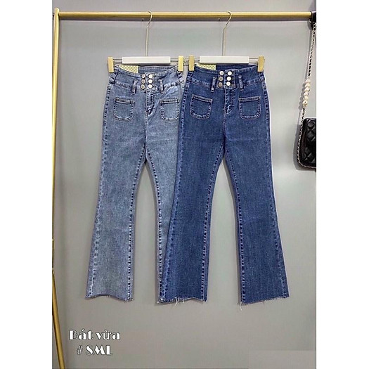 Quần jean nữ ống loe