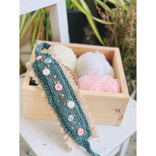 Băng đô bằng len handmade cho bé