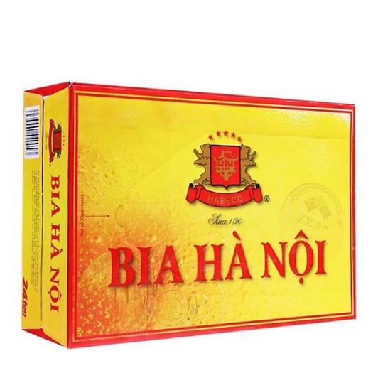 Thùng bia Hà Nội 24 lon x 330ml