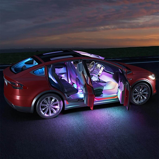 Đèn LED trong xe ô tô Govee RGBIC Interior Car Lights H7090, Kháng nước,  bền bỉ, cảm biến nhạc, tùy chỉnh màu sắc - Đèn ô tô