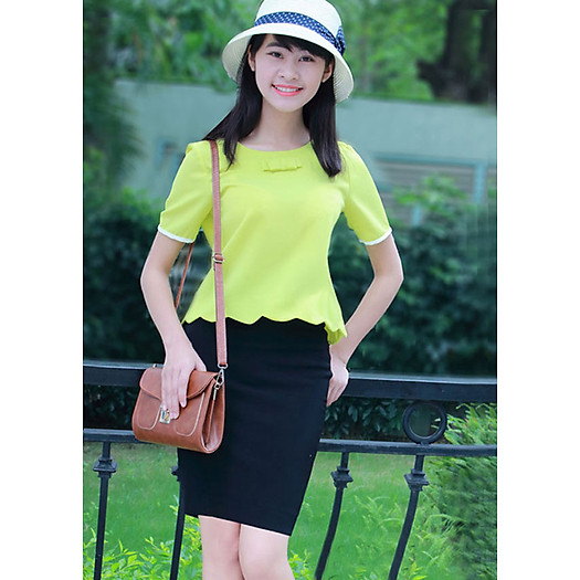 Áo croptop nữ công sở