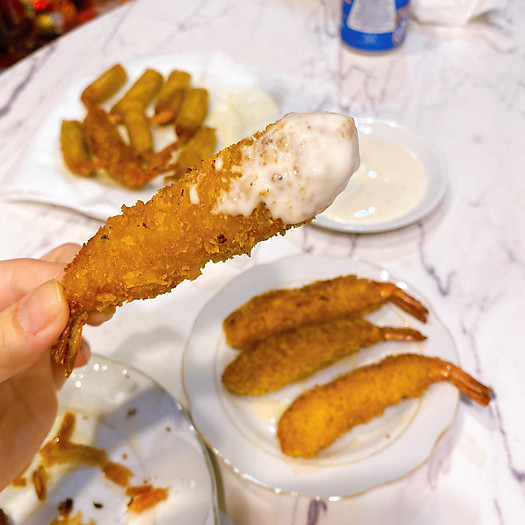 TÔM TEMPURA TẨM BỘT CHIÊN XÙ 10 CON