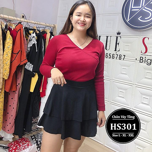 Chân Váy freesize 2 tầng có quần trong