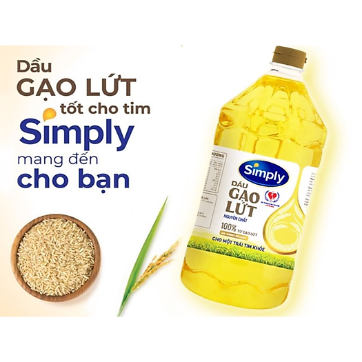 Dầu Gạo Lứt Simply 2L