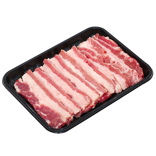 1KG Ba chỉ heo không da cắt lát