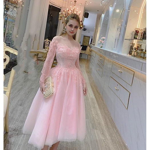 Đầm công chúa trễ vai siêu xinh