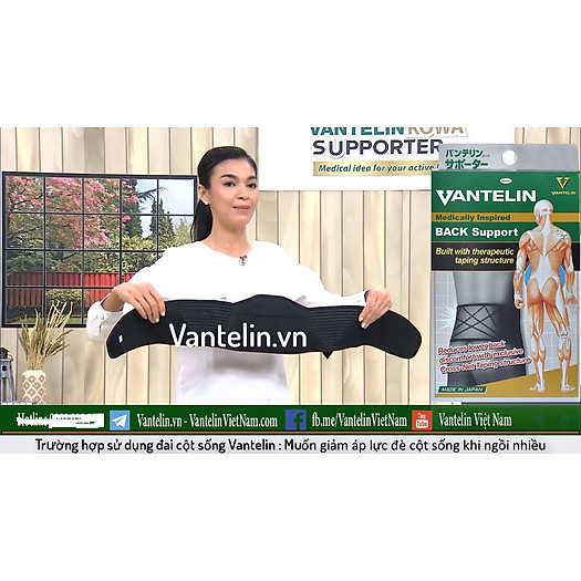 Đai bảo vệ lưng Vantelin - Vantelin Back Support