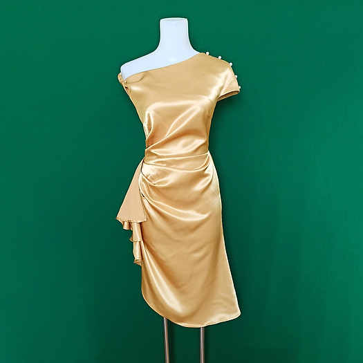 Đầm ôm body vải phi lụa cao cấp