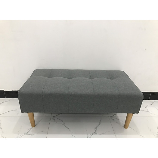 Ghế sofa đôn mini chữ nhật xám đậm nhiều kích cỡ