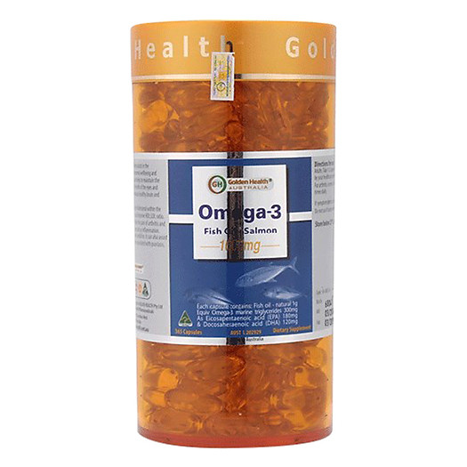 Dầu Cá Hồi Omega3 Golden Health GH 1000Mg (365 Viên)