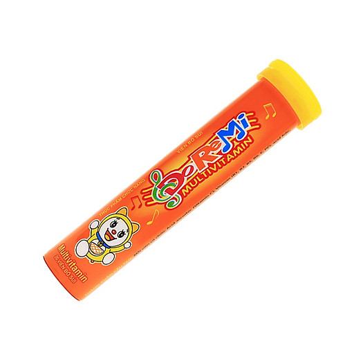 COMBO 4 tuýp sủi Doremi Multivitamin bổ sung Vitamin C, giúp tăng sức đề kháng, phục hồi sức khỏe