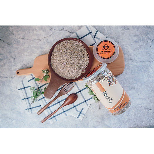 Hạt Chia Trắng DK Harvest (Nhập Khẩu Úc) - 300g, 500g - giàu acid béo omega-3, chất xơ, protein và chất chống oxy hoá