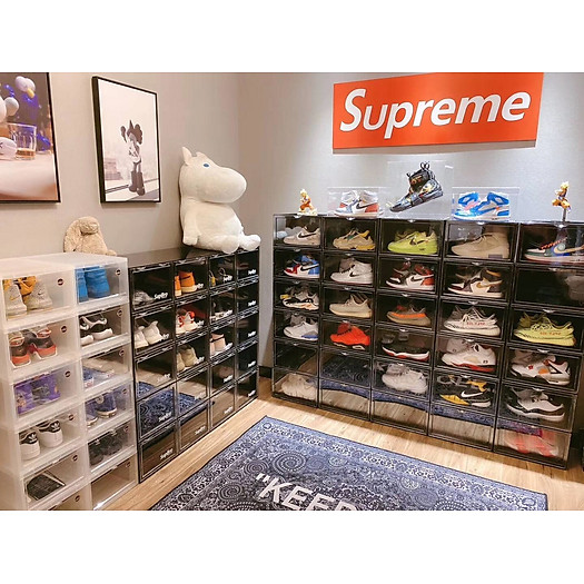 Hộp Đựng Giày Tủ Đựng Giày Nhựa Cứng Nắp Nam Châm