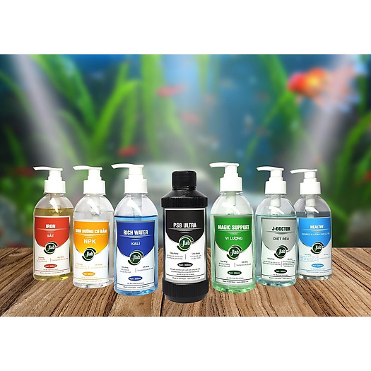Dung dịch Jlab dùng cho hồ cá, bể thủy sinh. Mẫu mới 300ml.