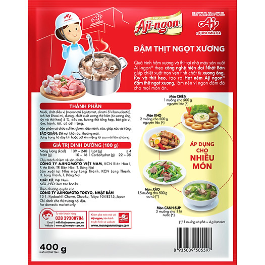 Hạt nêm Aji-ngon 400g
