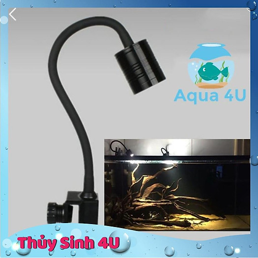 Đèn rọi bể cá, bể thủy sinh 7w, 5w, 3w - 3 chế độ màu trong 1, giá rẻ cho anh em chơi thủy sinh
