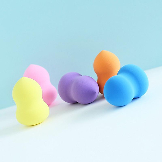 Bông Mút Trang Điểm - Mút Tán Kem Nền Hình Hồ Lô / Giọt Nước 1653