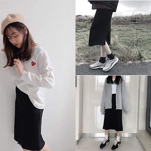 Chân Váy Len Tăm Chất Đẹp- Chân Váy Ôm Dài Đẹp