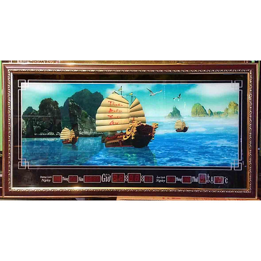 Tranh lịch vạn niên Thuận buồm xuôi gió - MS720