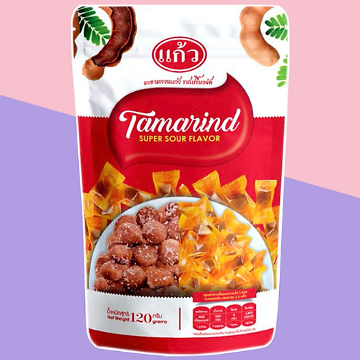 Kẹo Me Thái Lan Kaew Siêu Chua Mềm Dẻo Gói 120g