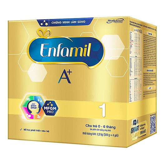 Sữa Bột Enfamil A+ 1 (2,2kg)