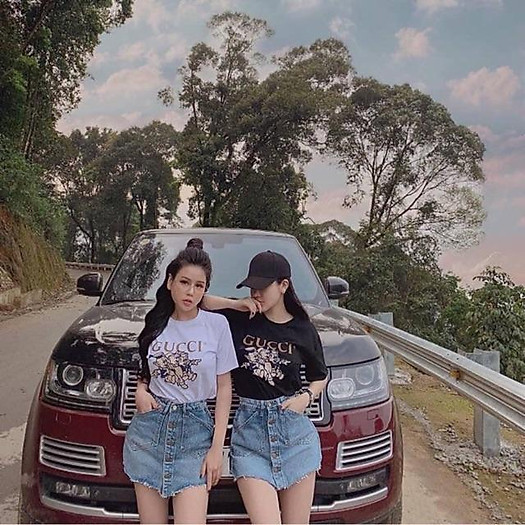 Quần sooc bò giả váy đính cúc