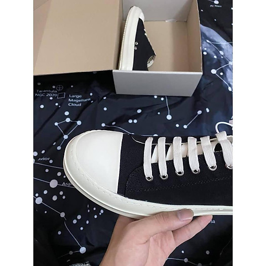 Giày RO đen cổ thấp