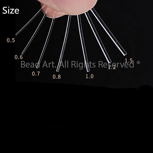 Cuộn Dây Cước Co Giãn Trong Suốt USA Magicline Dùng Xỏ Vòng Tay, Chuỗi Hạt, Trang Sức Lõi 0.6MM/0.7MM/0.8MM/1MM - Bead Art