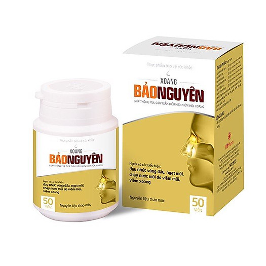 Thực phẩm bảo vệ sức khỏe Viên uống Xoang Bảo Nguyên 50 viên