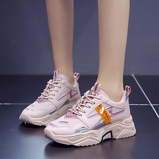 Giày sneaker nữ đế 5p, hàng Quảng Châu loại 1 siêu nhẹ
