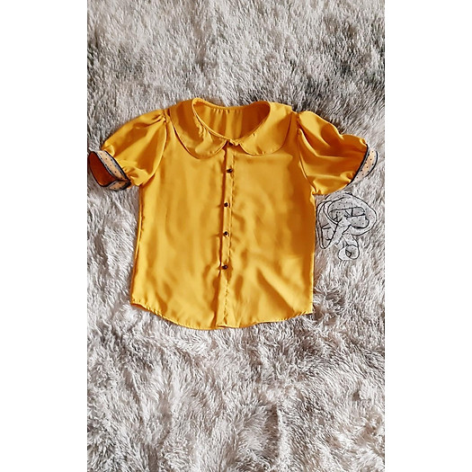 ÁO SƠ MI LỤA CỔ PETER PAN CÓ NƠ THẮT (RỜI) AM01