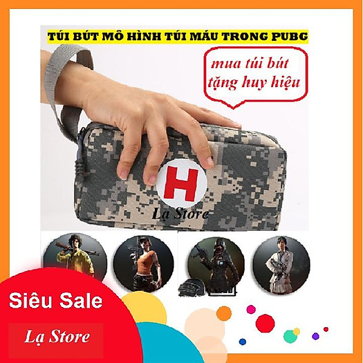 Hộp Bút Mô Hình Túi Máu PUBG
