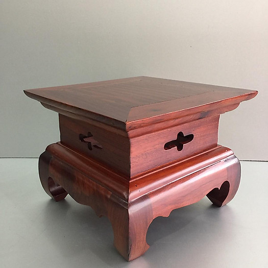 Đôn Vuông Kê Tượng Gỗ Hương, Kê Lục Bình , Kê Đồ Phong Thuỷ