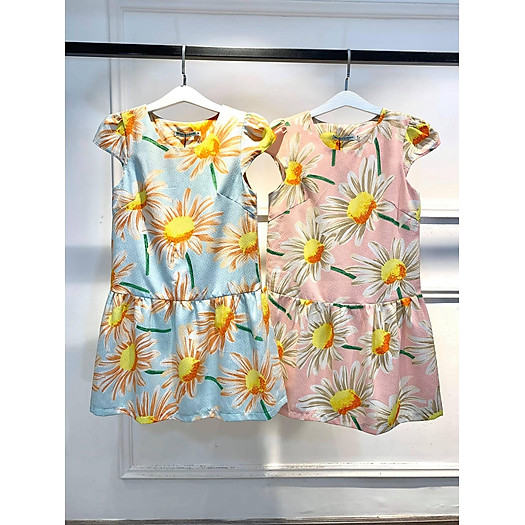 Đầm hạ eo hoa cúc