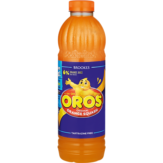 Nước cam Brookes Oros Orange Squash (1L)