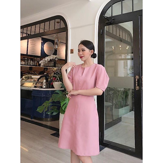 Đầm Suông Tay Phồng