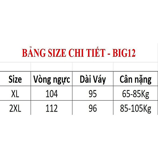 Đầm xòe Bigsize cao cấp