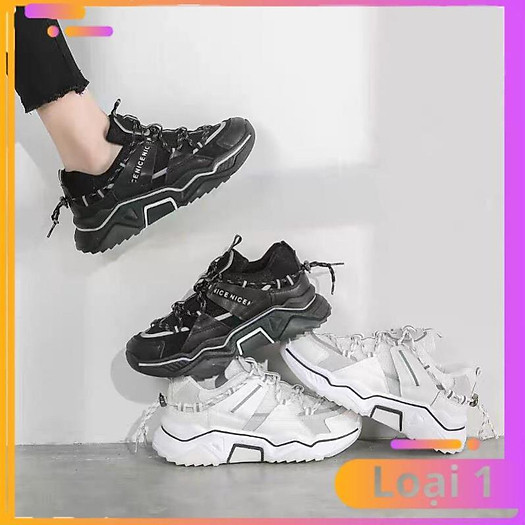 Giày thể thao nữ / giày sneaker nữ độn đế đế cao 5cm