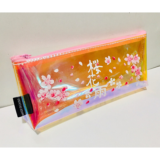 Bóp viết, hộp đựng bút Hologram 3D TRONG SUỐT NHỰA DẺO ( mẫu ngẫu nhiên )