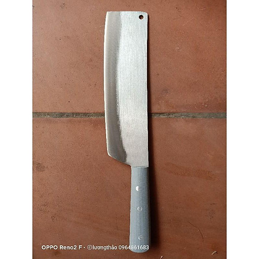 Dao chặt thịt gà vịt thép trắng không rỉ siêu sắc